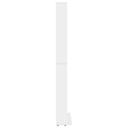vidaXL CD Cabinet White 102x23x177.5 cm Engineered Wood