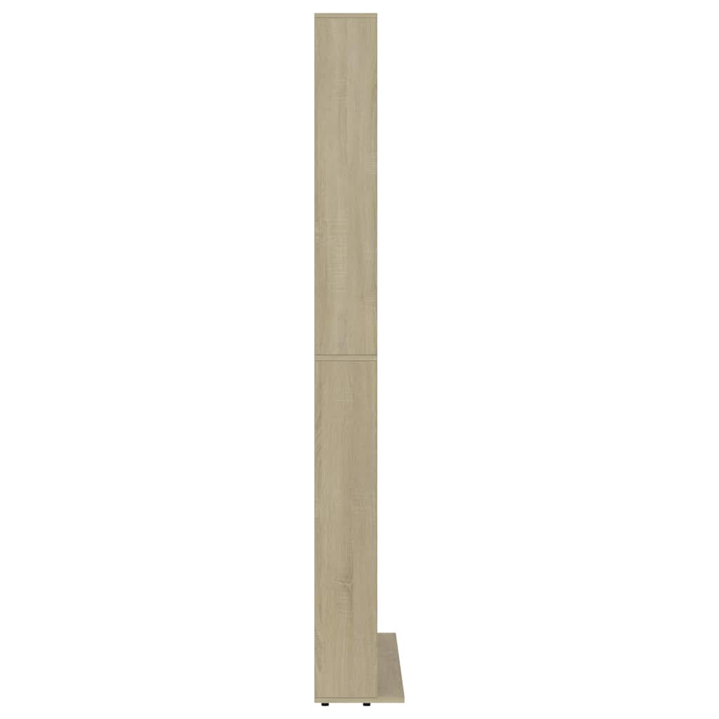 801781 vidaXL CD Cabinet Sonoma Oak 102x23x177,5 cm Engineered Wood