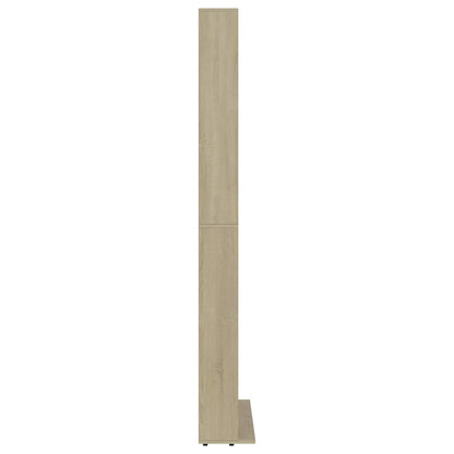 801781 vidaXL CD Cabinet Sonoma Oak 102x23x177,5 cm Engineered Wood