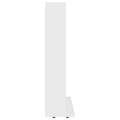 vidaXL CD Cabinet White 100x23x89.5 cm Engineered Wood
