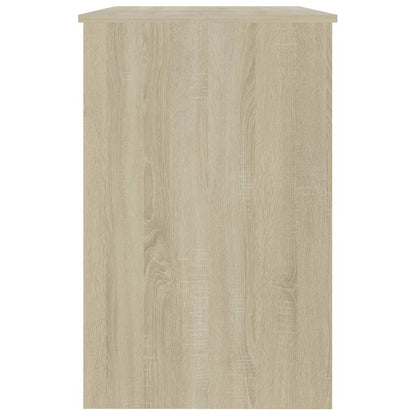 801799 vidaXL Desk Sonoma Oak 100x50x76 cm Engineered Wood