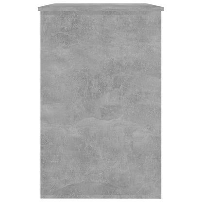 801800 vidaXL Desk Concrete Grey 100x50x76 cm Engineered Wood