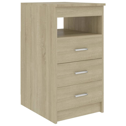 vidaXL Drawer Cabinet | Sonoma Oak | Chipboard | Compact | Drawer Cabinet