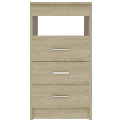 vidaXL Drawer Cabinet | Sonoma Oak | Chipboard | Compact | Drawer Cabinet