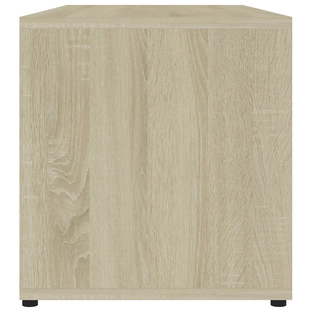 vidaXL TV Cabinet Sonoma Oak 80x34x36 cm Engineered Wood
