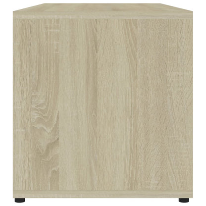 vidaXL TV Cabinet Sonoma Oak 80x34x36 cm Engineered Wood