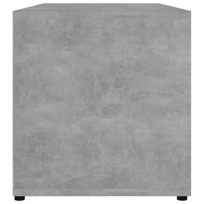 vidaXL TV Cabinet Concrete Grey 80x34x36 cm Engineered Wood