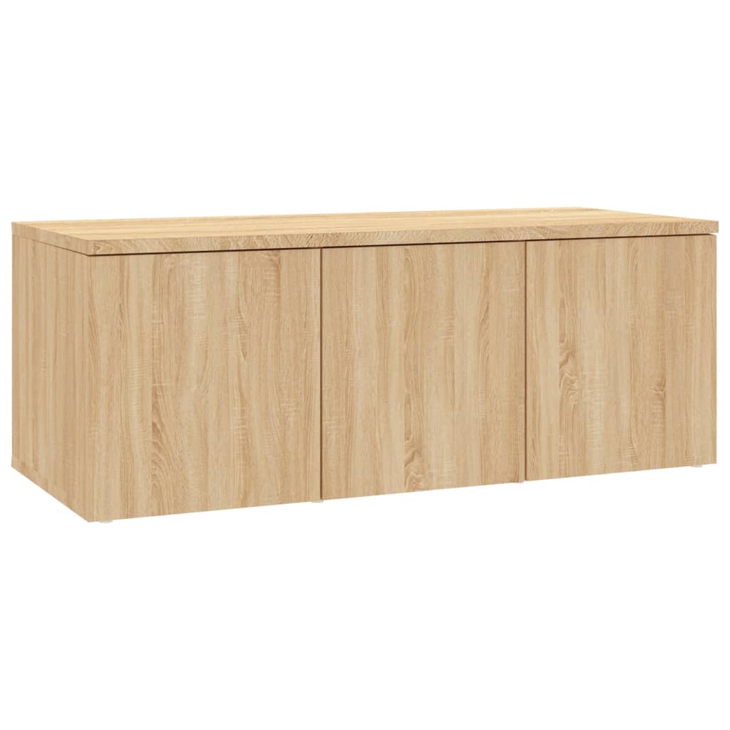 801862 vidaXL TV Cabinet Sonoma Oak 80x34x30 cm Engineered Wood