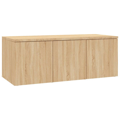801862 vidaXL TV Cabinet Sonoma Oak 80x34x30 cm Engineered Wood