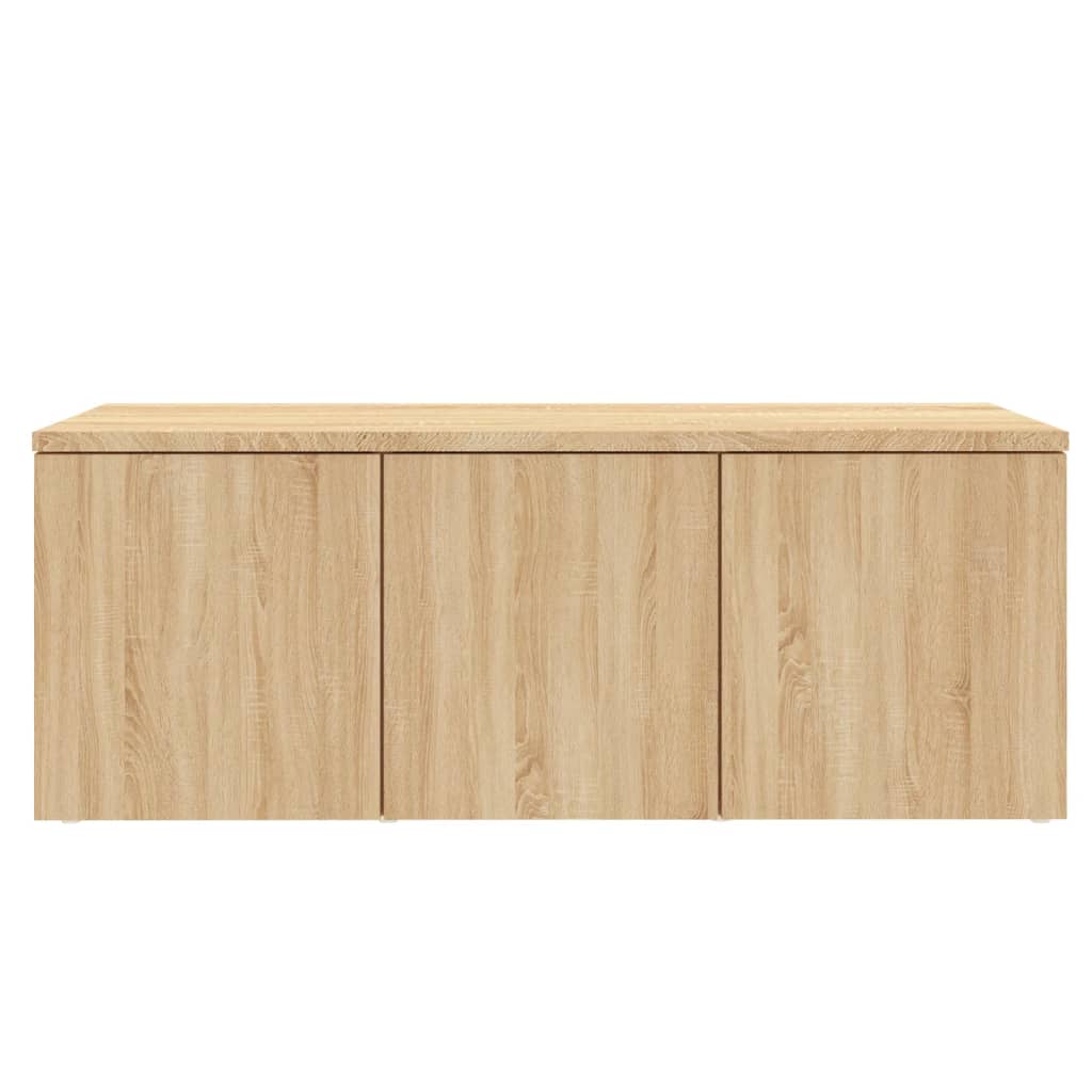 801862 vidaXL TV Cabinet Sonoma Oak 80x34x30 cm Engineered Wood