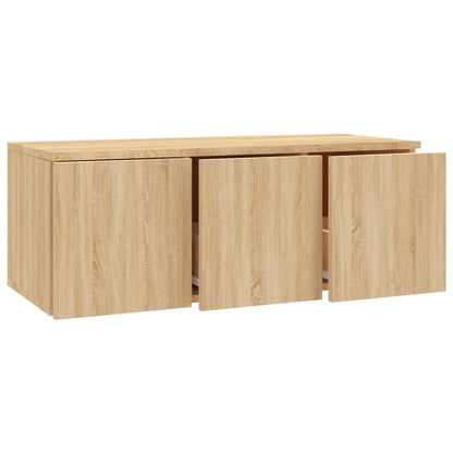 801862 vidaXL TV Cabinet Sonoma Oak 80x34x30 cm Engineered Wood