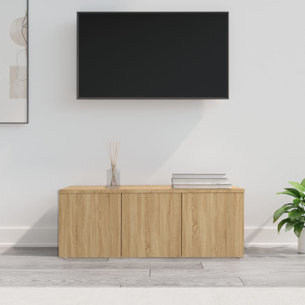 801862 vidaXL TV Cabinet Sonoma Oak 80x34x30 cm Engineered Wood