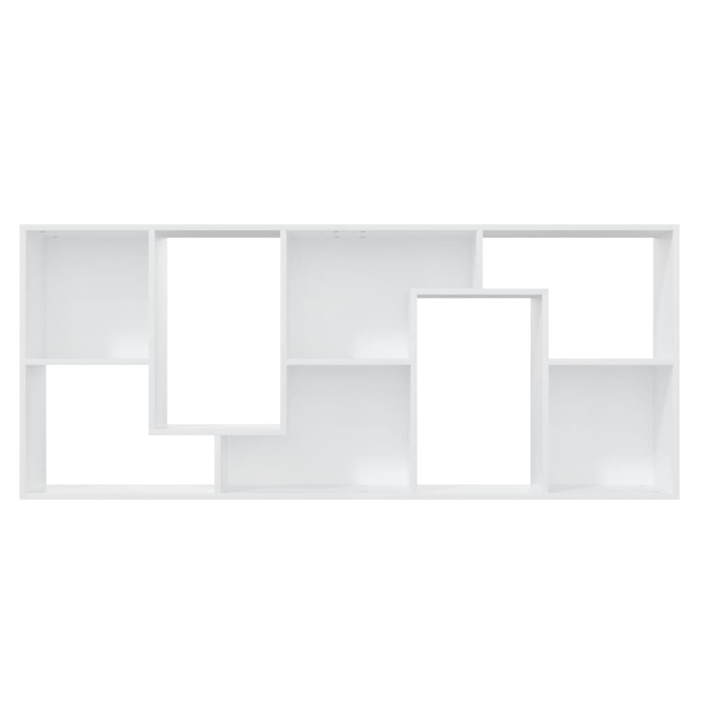vidaXL Book Cabinet White 67x24x161 cm Engineered Wood
