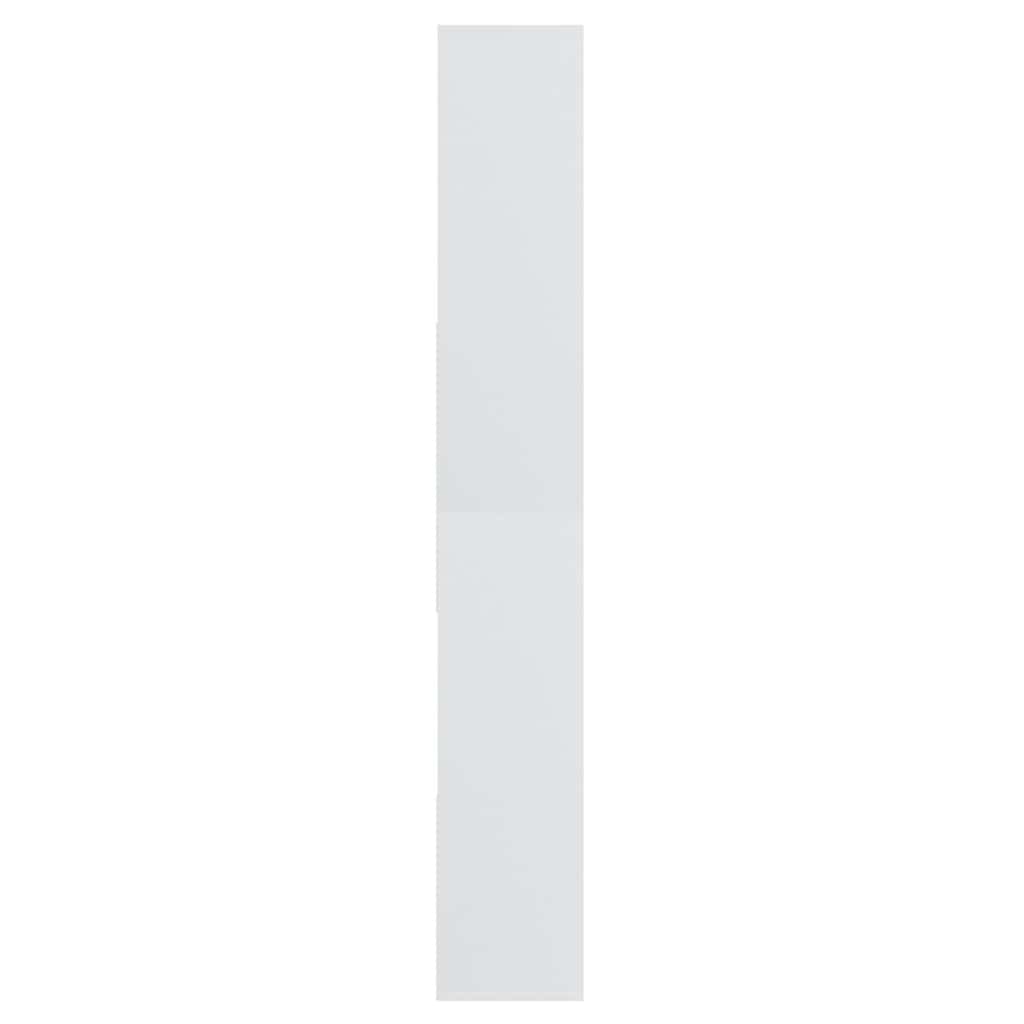 vidaXL Book Cabinet White 67x24x161 cm Engineered Wood