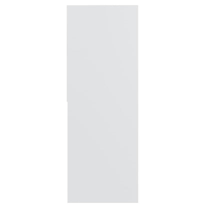 vidaXL Book Cabinet White 67x24x161 cm Engineered Wood