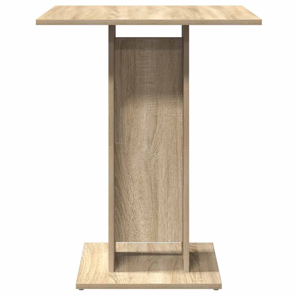 vidaXL Bistro Table Sonoma Oak 60x60x75 cm Engineered Wood