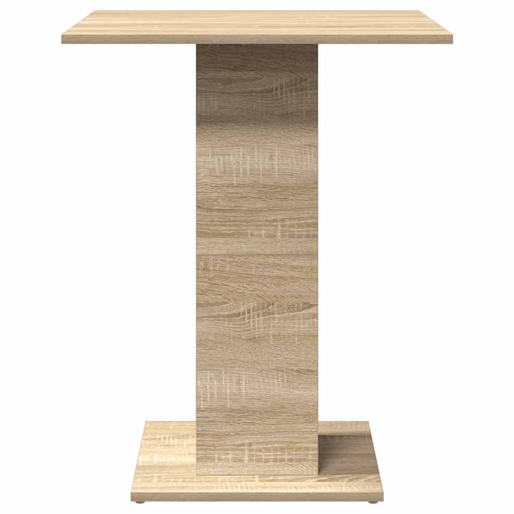 vidaXL Bistro Table Sonoma Oak 60x60x75 cm Engineered Wood