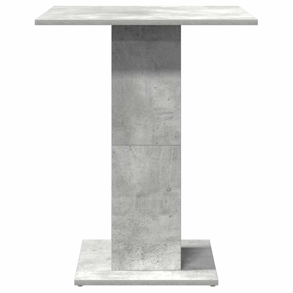 vidaXL Bistro Table Concrete Grey 60x60x75 cm Engineered Wood