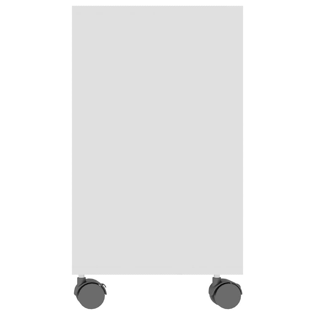 vidaXL Side Table White 70x35x60.5 cm Engineered Wood