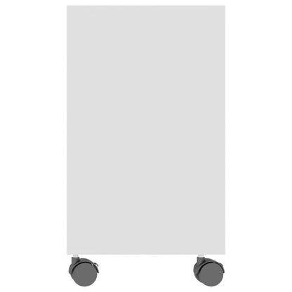 vidaXL Side Table White 70x35x60.5 cm Engineered Wood
