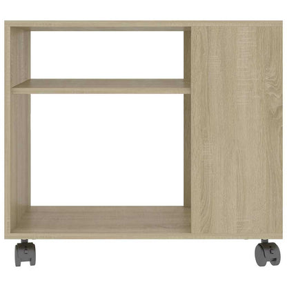 vidaXL Side Table Sonoma Oak 70x35x60.5 cm Engineered Wood