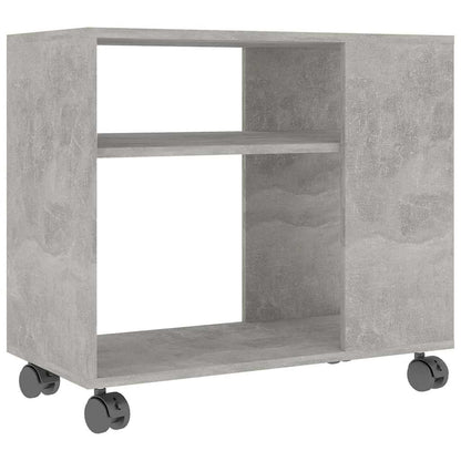 vidaXL Side Table Concrete Grey 70x35x60.5 cm Engineered Wood