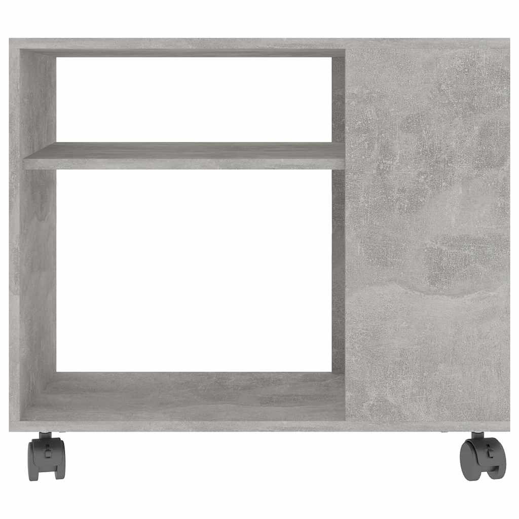vidaXL Side Table Concrete Grey 70x35x60.5 cm Engineered Wood