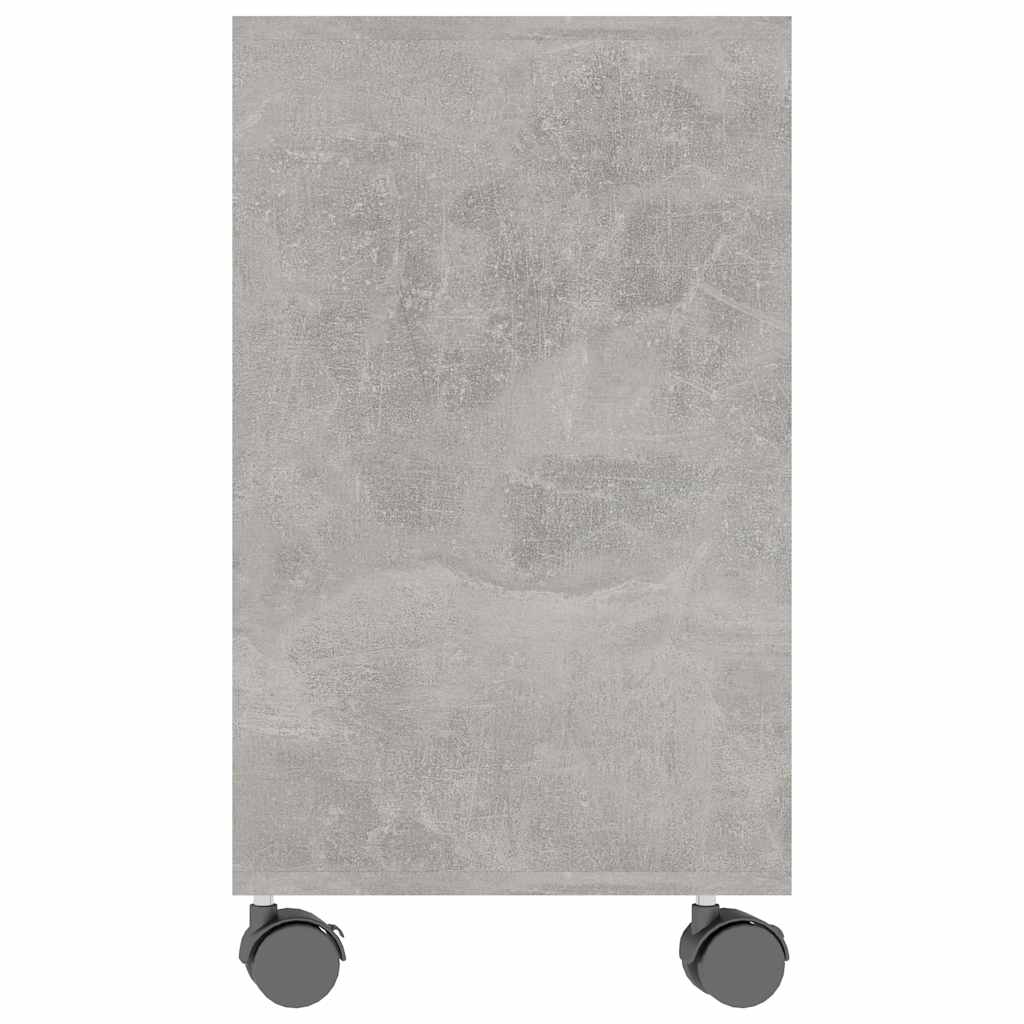 vidaXL Side Table Concrete Grey 70x35x60.5 cm Engineered Wood