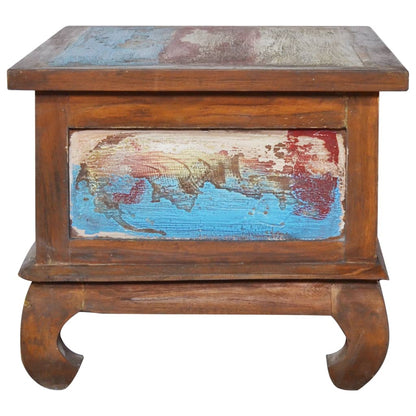 vidaXL Coffee Table 80x50x40 cm Reclaimed Teak Wood