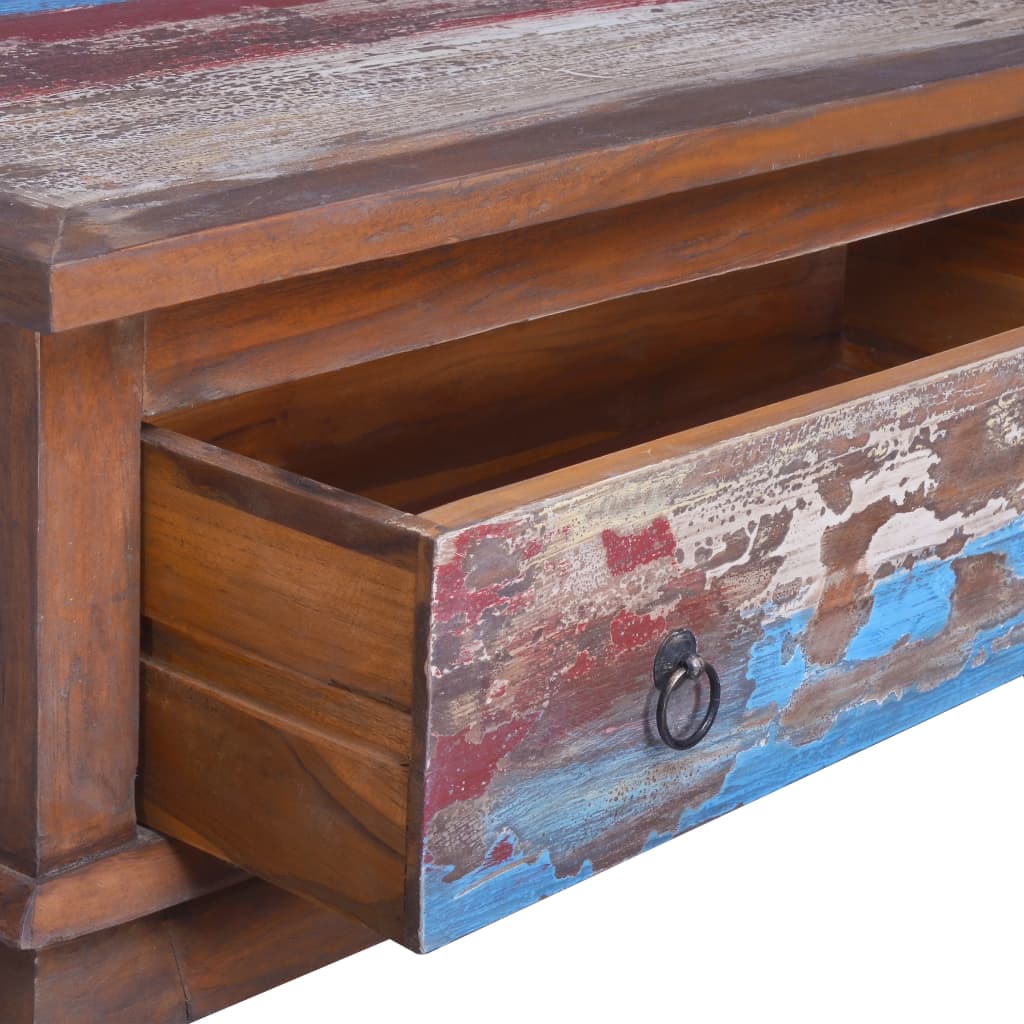 vidaXL Coffee Table 80x50x40 cm Reclaimed Teak Wood