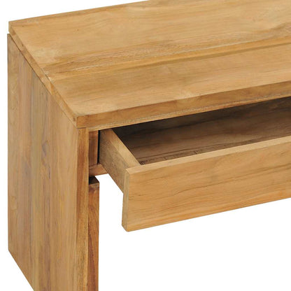 vidaXL TV Cabinet 100x35x45 cm Solid Teak Wood
