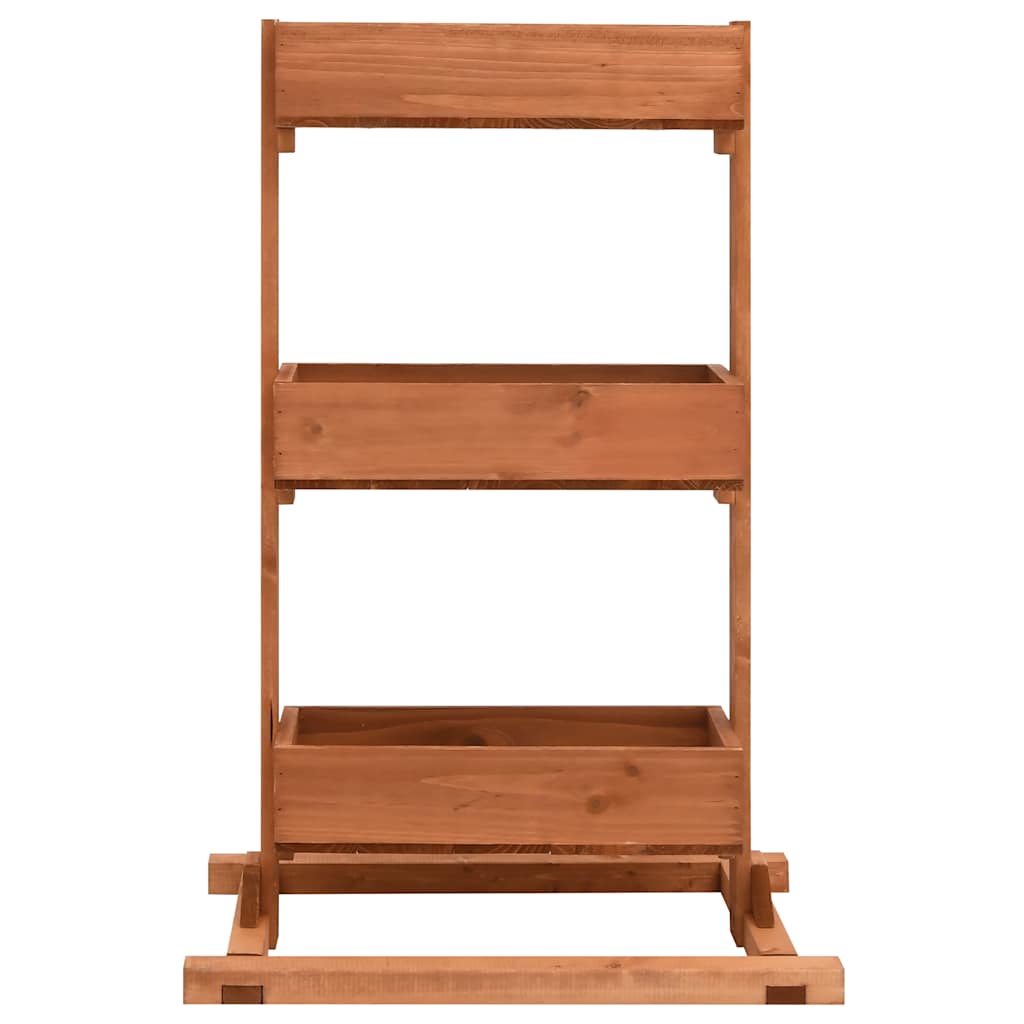 vidaXL Planter 52x30x78 cm Firwood