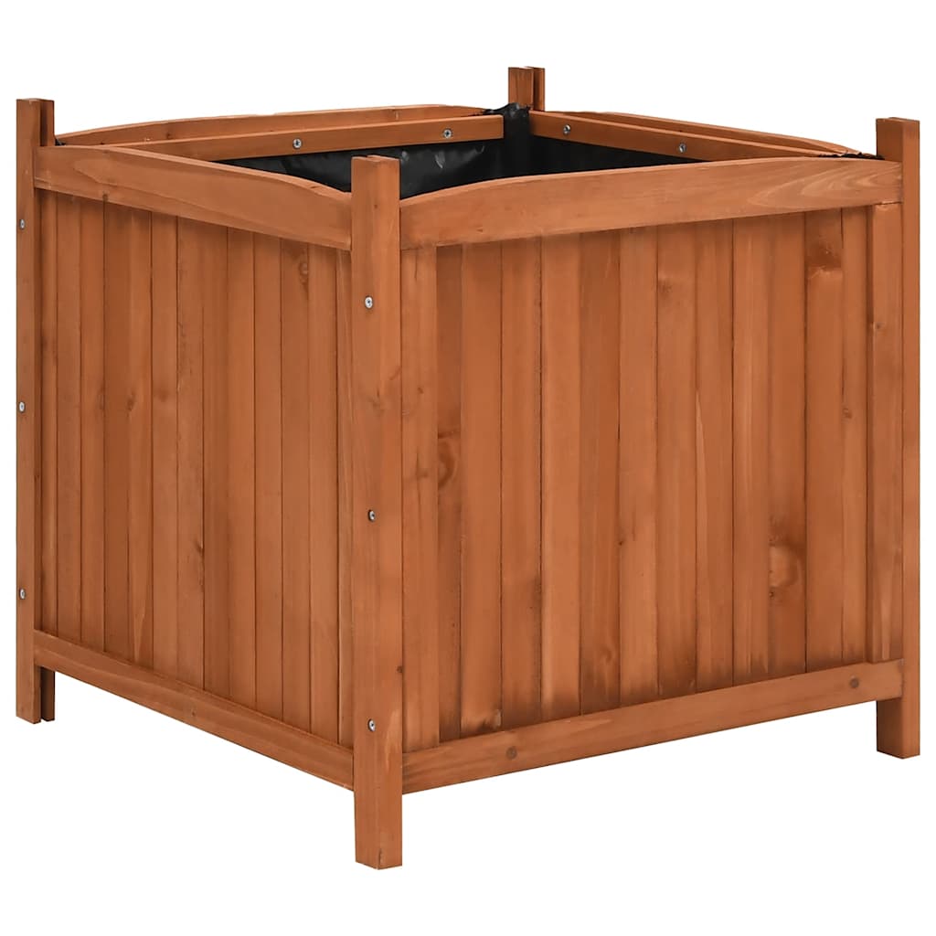 vidaXL Raised Beds 2 pcs 50x50x50 cm Firwood