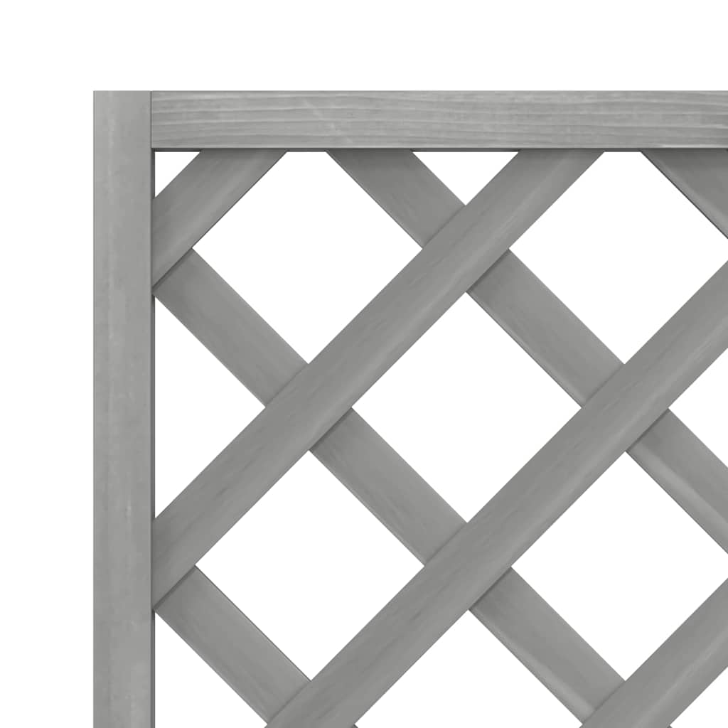 vidaXL Planter with Trellis 40x30x135 cm Solid Wood Fir