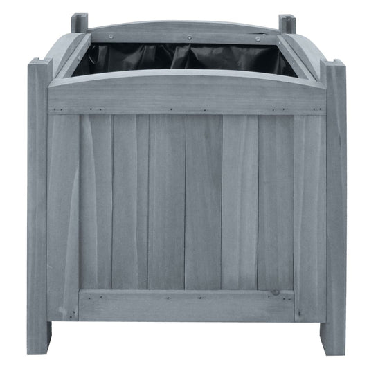 vidaXL Garden Raised Beds 2 pcs 30x30x30 cm Solid Firwood