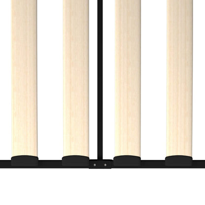 284673 vidaXL DayBed Frame without Mattress Black Metal 90x200 cm