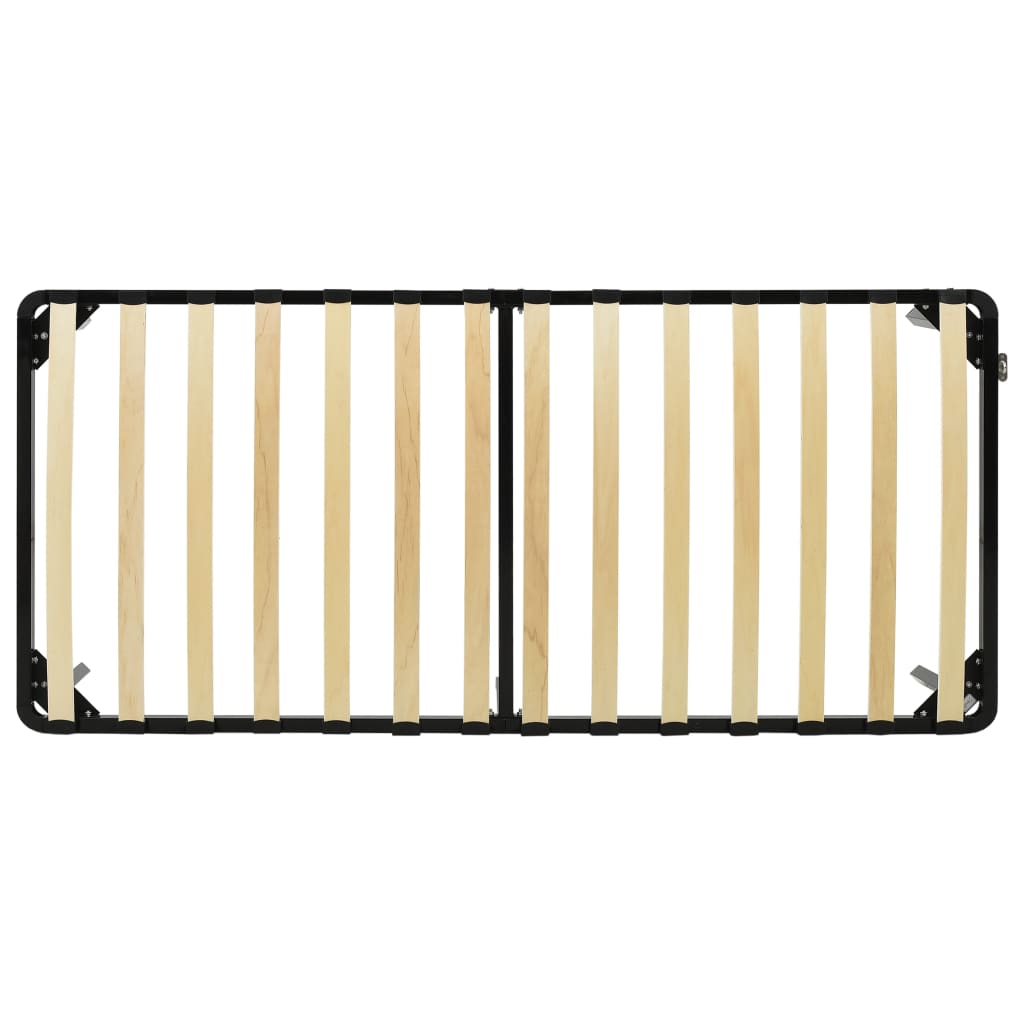vidaXL Bed Frame | Black | Metal | Single | Durable | Bed Frame | Rectangular
