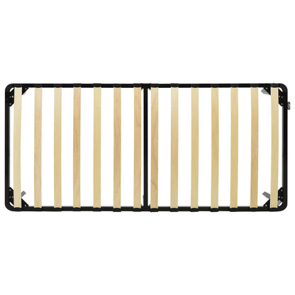 vidaXL Bed Frame | Black | Metal | Single | Durable | Bed Frame | Rectangular