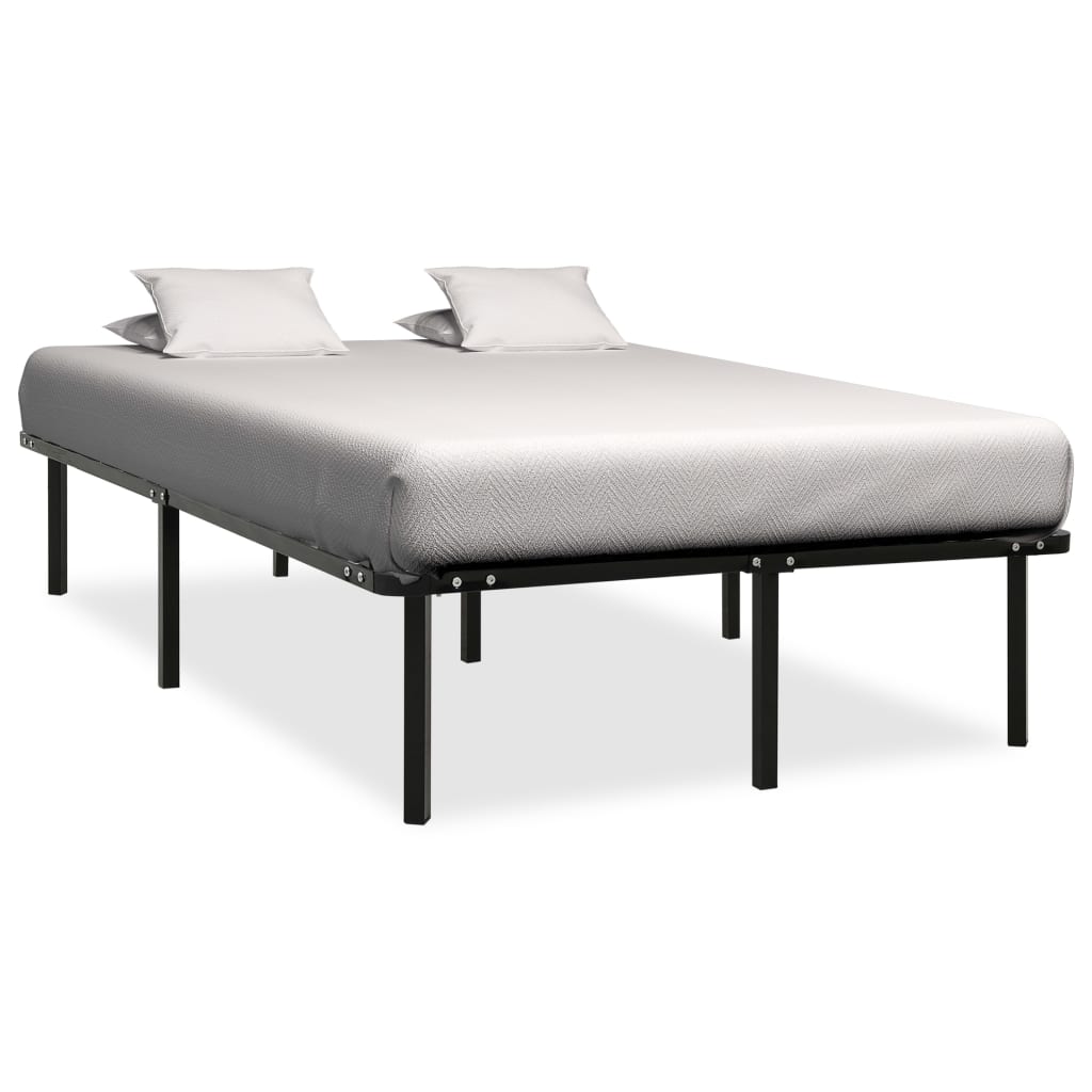vidaXL Bed Frame | Black | Metal | Super King | Classic | Bed Frame