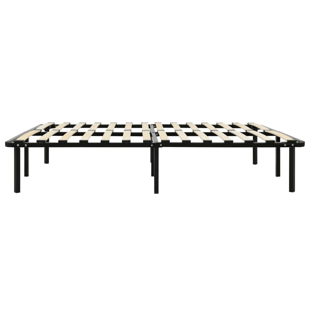 vidaXL Bed Frame | Black | Metal | Super King | Classic | Bed Frame