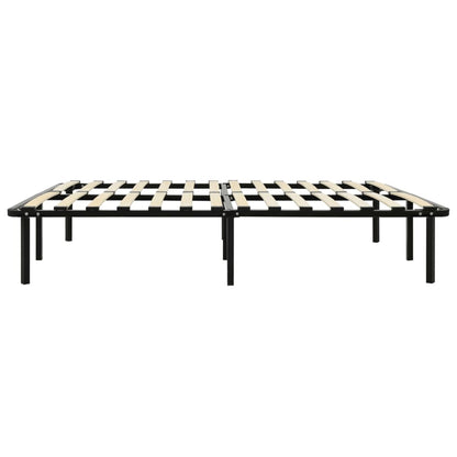 vidaXL Bed Frame | Black | Metal | Super King | Classic | Bed Frame