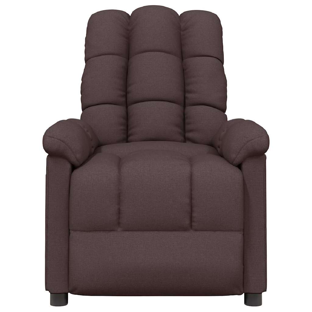 vidaXL Massage Chair Black Fabric