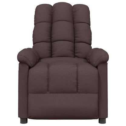 vidaXL Massage Chair Black Fabric