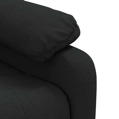 vidaXL Massage Chair Black Fabric