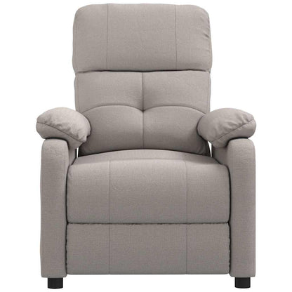 vidaXL Massage Chair Taupe Fabric