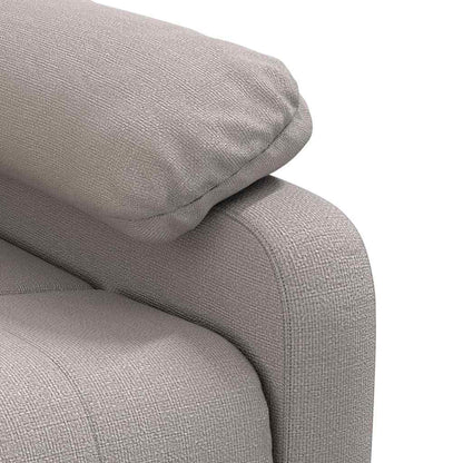 vidaXL Massage Chair Taupe Fabric