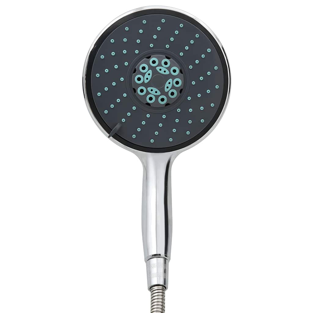146487 vidaXL Multifunctional Handheld Shower Head with 1,5 m Hose Chrome