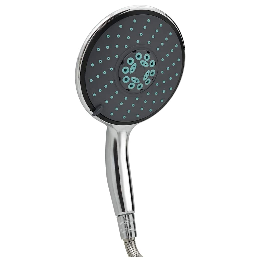 146487 vidaXL Multifunctional Handheld Shower Head with 1,5 m Hose Chrome