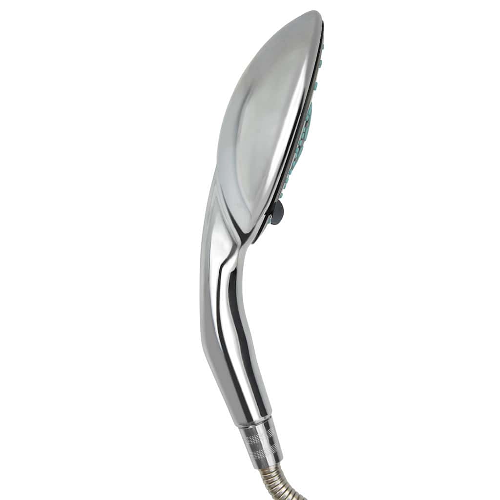 146487 vidaXL Multifunctional Handheld Shower Head with 1,5 m Hose Chrome