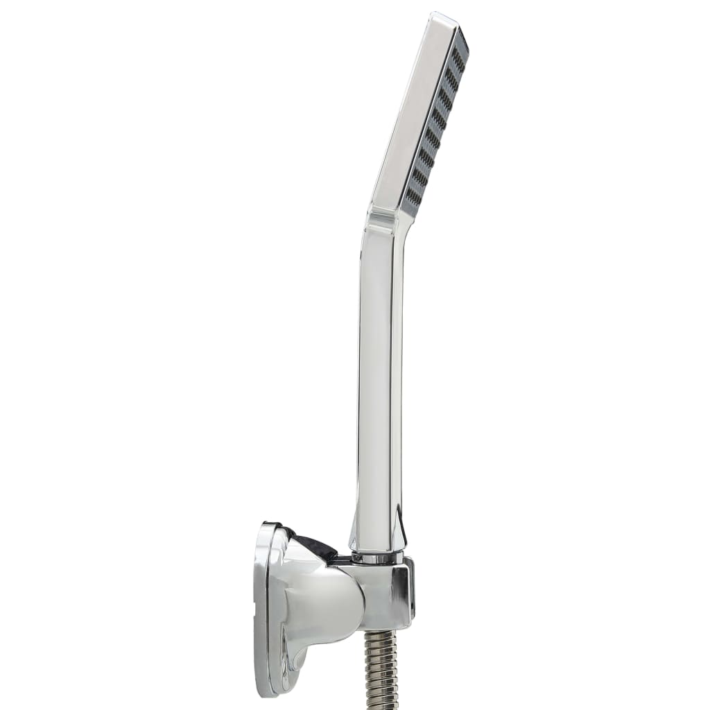 vidaXL Handheld Shower Head with 1.5 m Hose Chrome